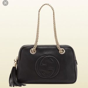 Authentic GUCCI Soho Double Chain Shoulder Bag